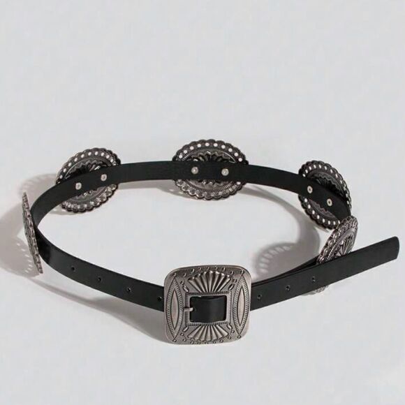 Bohemian cowboy belt A417 - Picture 2 of 7